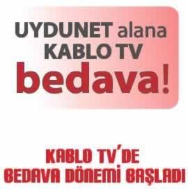 Uydunet Alana Kablo TV Bedava